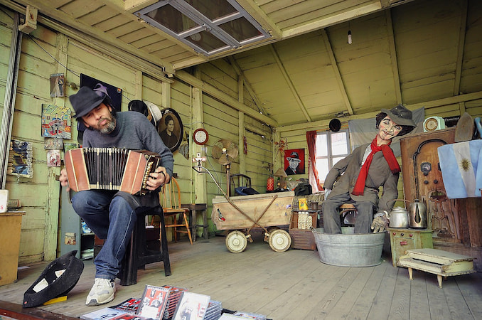 Argentin jouant de l'accordéon
