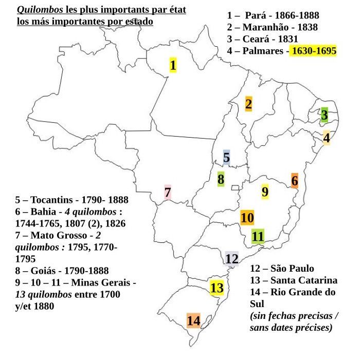 Quilombos et quilombolas foyers de résistance Afro-Brésilienne hier et aujourd’hui